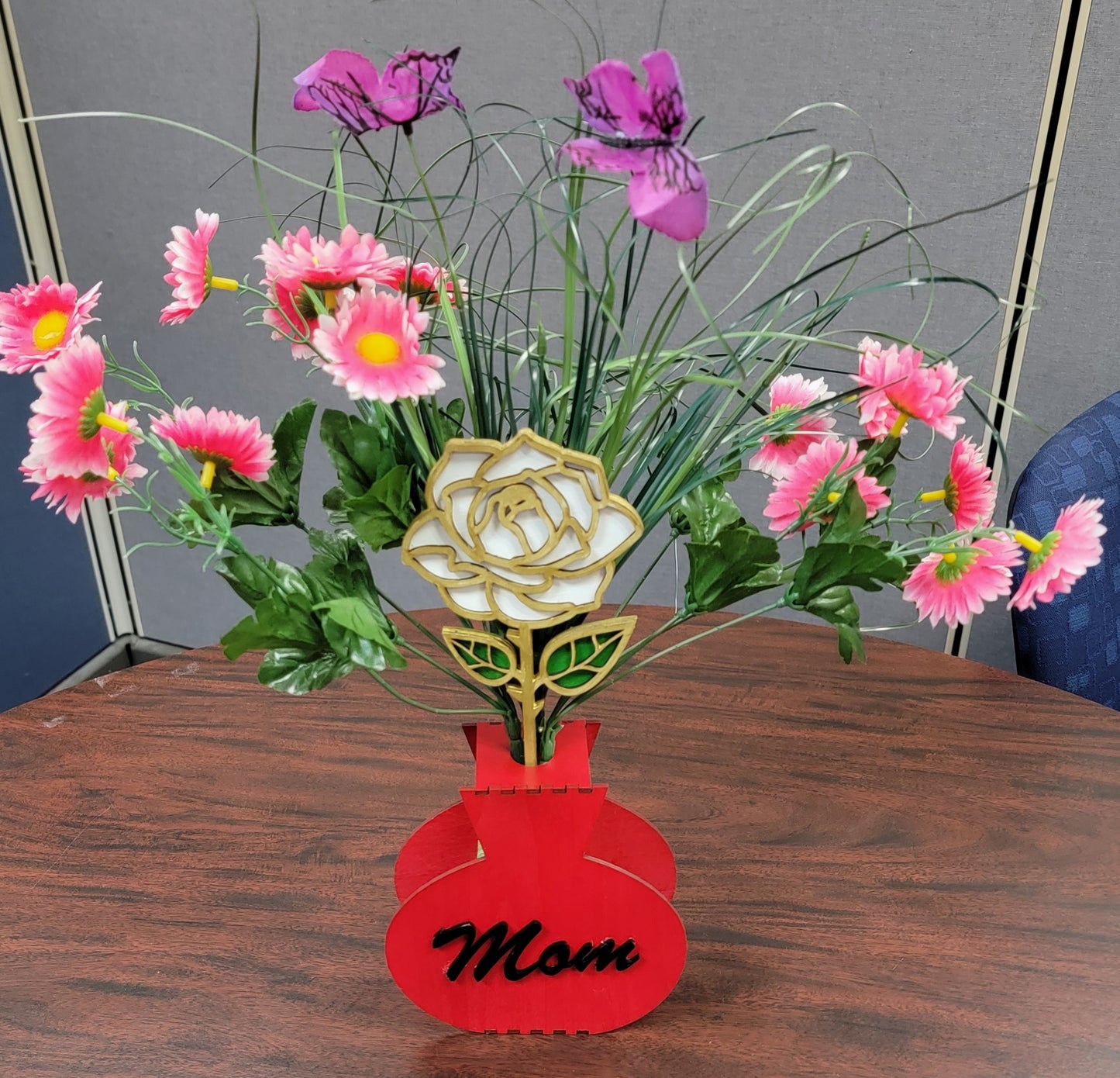 Mother's Day Vase with Flowers